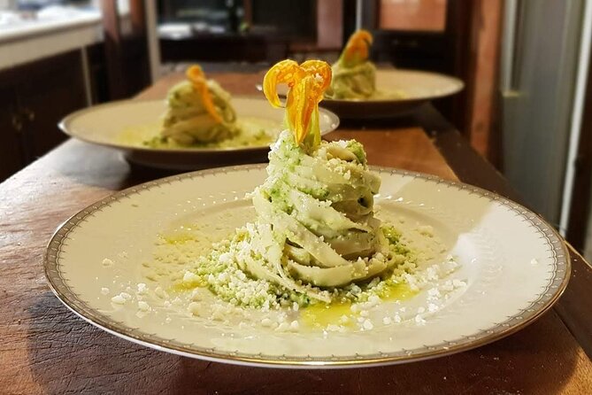 Alghero Home Cooking Pasta Class at a Farmhouse with Wine - From worktable to Sardinian meal