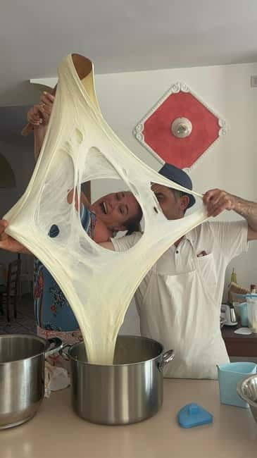 Amalfi Coast: Mozzarella, Pasta and Tiramisù Cooking Class - Making tiramisù before the main meal