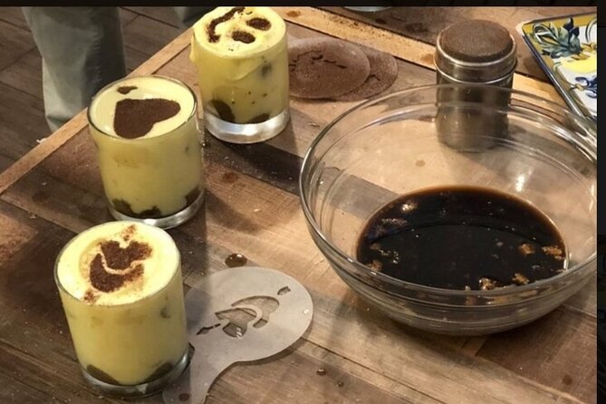 Authentic Pasta and Tiramisù cooking class at spanish steps - Tiramisù made as a group
