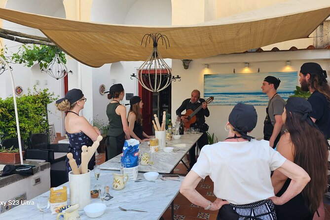 Authentic Pasta & Pizza Cooking Class with Sorrento Coast Pickup - A cooking class with a view over the Gulf of Sorrento