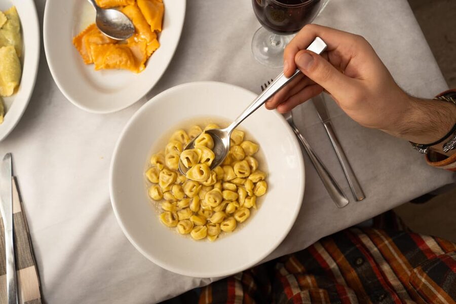 Bologna: Food Tour with Pasta Tasting & Local Specialties - The first restaurant: your main pasta course