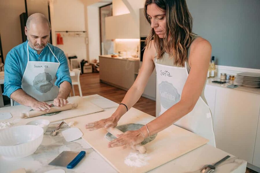 Bologna: Original Lasagna & Gelato Class at a Cooking School - Aperitivo with wine, mortadella, and cheese