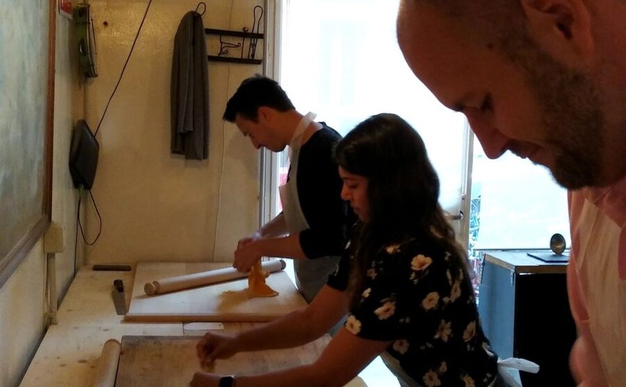 Bologna: Pasta Secrets Cooking Class with Local Expert - Emilia-Romagna wine with a central Bologna setting