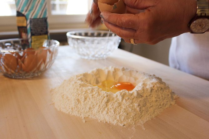 Bolognese Pasta Class in Bologna with a Local Expert, Giovanna C - A seasonal side dish and dessert complete the lesson
