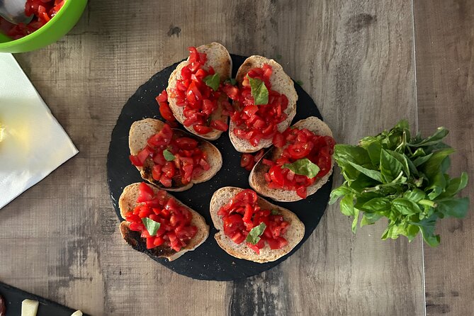 Bruschetta, Fettuccine, Gnocchi, Tiramisu Cooking Class - Making two pasta doughs from scratch