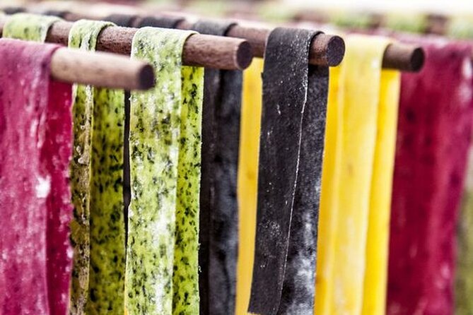 Colorful Pasta Workshop in Bologna with meal - Starting with flour, eggs, and local ingredients
