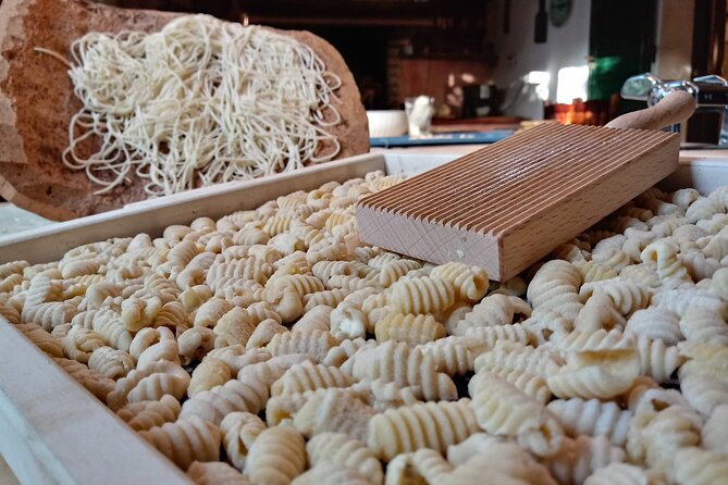Colorful Tagliatelle & Walnut Ravioli – Home Cooking in Spoleto - A three-course meal built around your own work