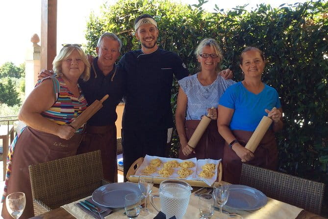 Cooking class and home made pasta in Florence with LA VIVANDIERA! - Sitting down to eat what you prepared