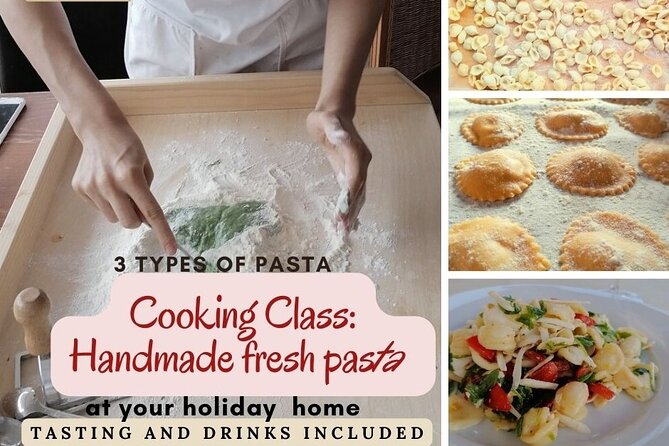 Cooking Class in your accommodation: Fresh handmade pasta - Three Puglian pastas, made by your own hands
