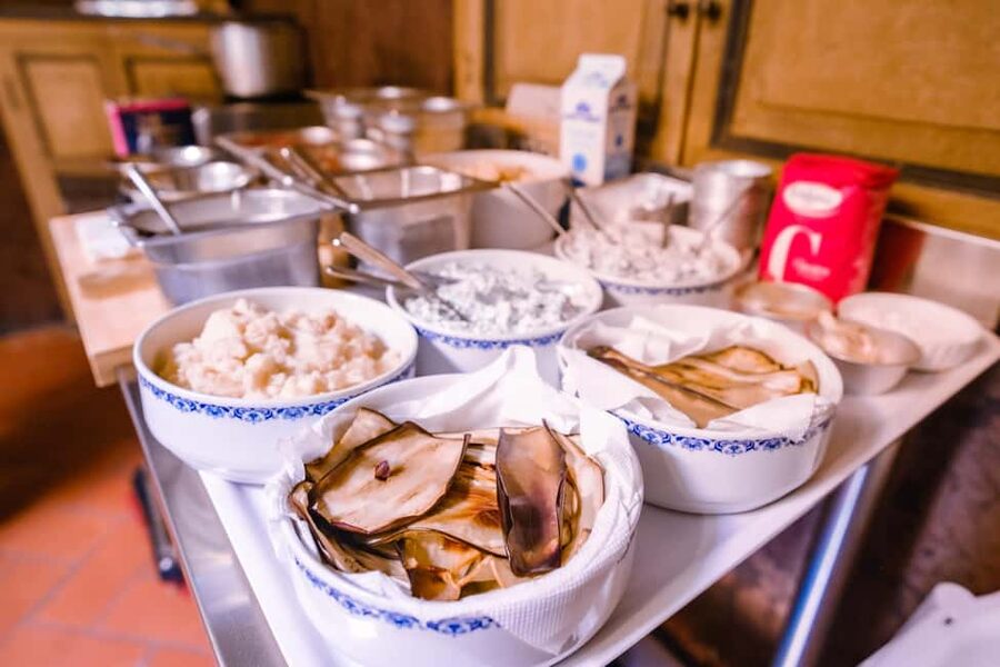 Cooking Class with Carbonara, Pesto Making, Lasagna, Cannoli - Filling Sicilian cannoli with your own choices