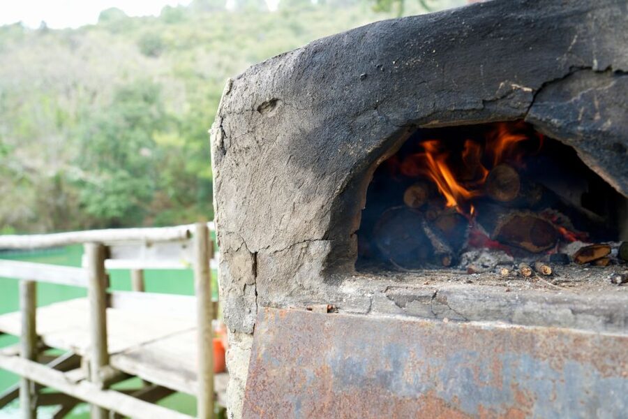 cooking pasta class - Bistecca alla fiorentina over wood fire