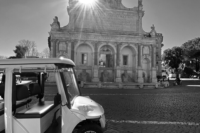 Exclusive Rome - GolfCart Night Tour with Pasta or Pizza & Gelato - Bernini, the Quirinal Palace, and Trajan’s Market