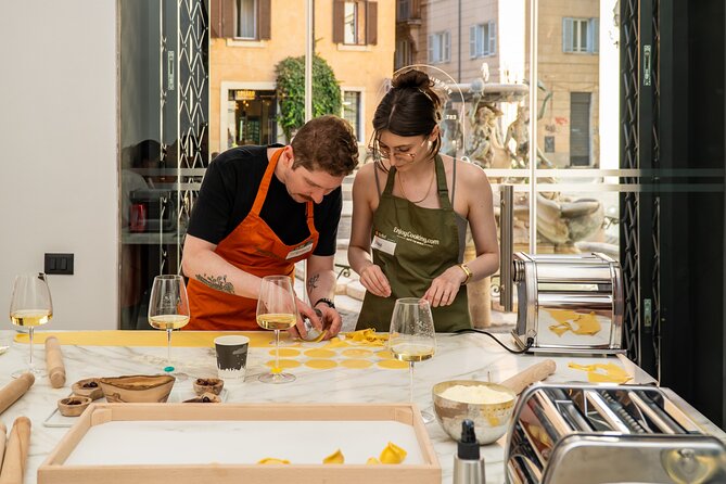 Farmer's Market and Pasta Making with Italian Wine - From Campo de’ Fiori to the cooking kitchen
