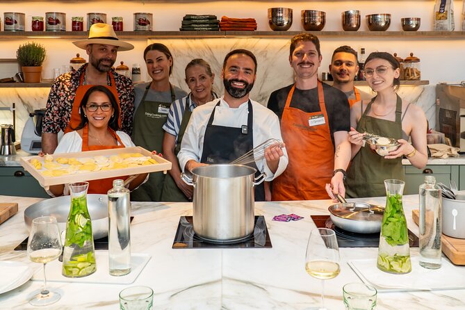 Farmer's Market and Pasta Making with Italian Wine - Handmade pasta and ravioli near Piazza Mattei