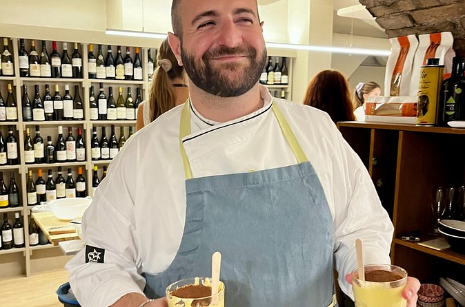 Fettuccine Pasta & Tiramisu - A relaxed finish with wine, coffee, or limoncello