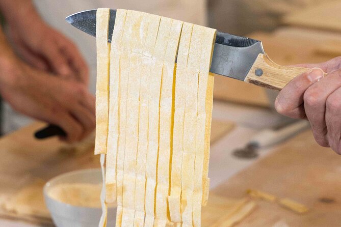 Fettuccine Ravioli and Tiramisu Cooking Class in Rome - First lesson: dough, rolling, and fettuccine