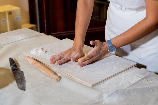 Fettuccine, Ravioli and Tiramisu Pasta Making in Rome - Shaping ricotta and Parmigiano ravioli