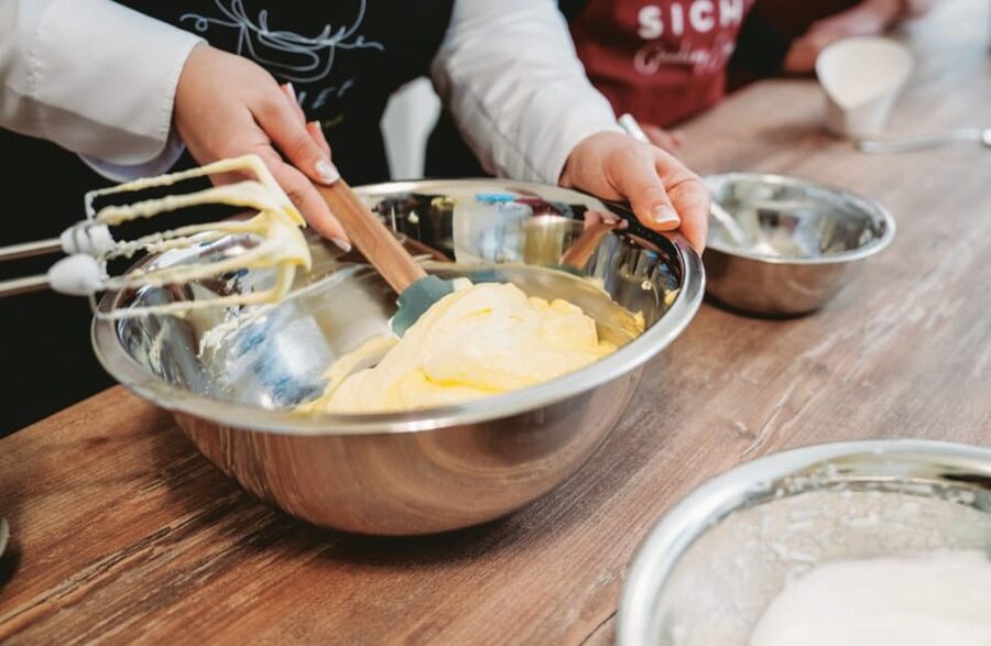 Florence: Fresh Pasta and Tiramisu Cooking Class - Sitting down to eat what you made