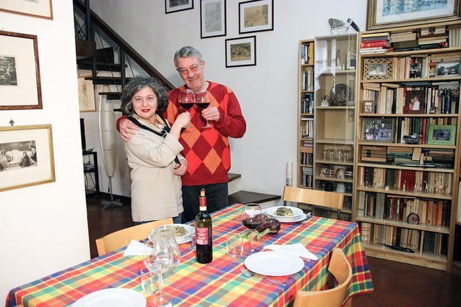 Florence Market Tour and Pasta Class with Food Author Patrizia - Making pasta with a cookbook author