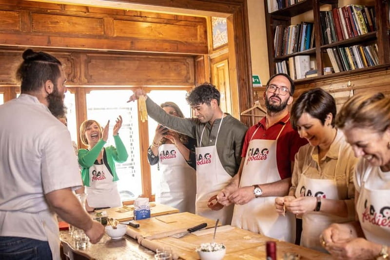 Florence: Pasta & Tiramisu Class with Unlimited Wine - Starting at La Cucineria near Sant’Ambrogio
