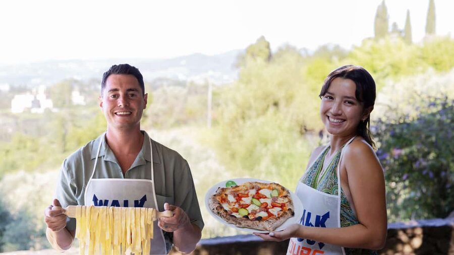 Florence: Pizza or Pasta Class with Gelato at a Tuscan Farm - From Santa Maria Novella to the Tuscan hills