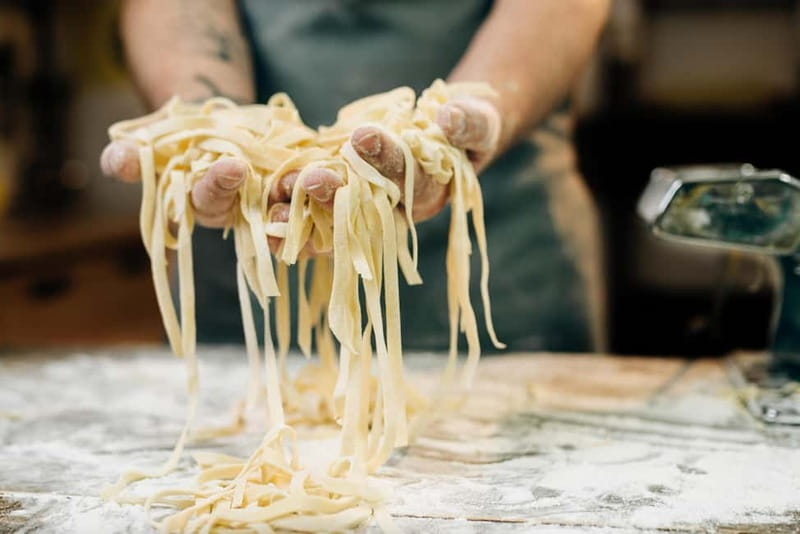 Florence: Tuscan cooking class with handmade pasta and wine - Turning flour and eggs into a Florentine meal