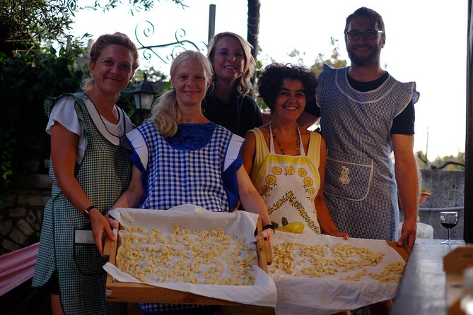 Fresh pasta and dinner in my biogarden - From Bari to a Puglian garden