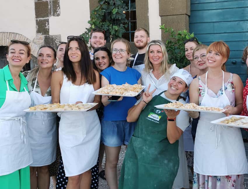 From Rome: Pasta Masterclass & Wine Tour in the Vineyard - From Rome to the Frascati hills in about 20 minutes