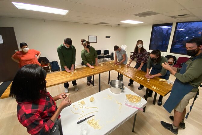 Half Day Sardinian Pasta Classes with Dining and Latin Dance - Cooking Sardinian pasta in Sacramento