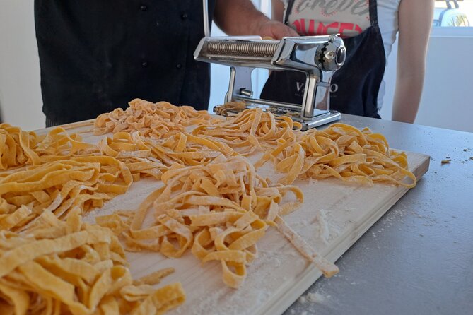 Handmade Pasta Cooking Class with Italian Chef in Montenegro - Eating what you made with Montenegrin wine