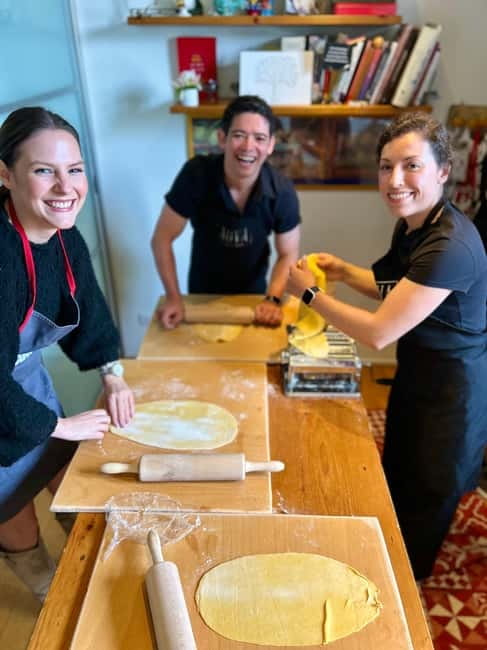 Handmade Pasta & Tiramisu Cooking Class + Stunning Lake View - The terrace meal is the main payoff