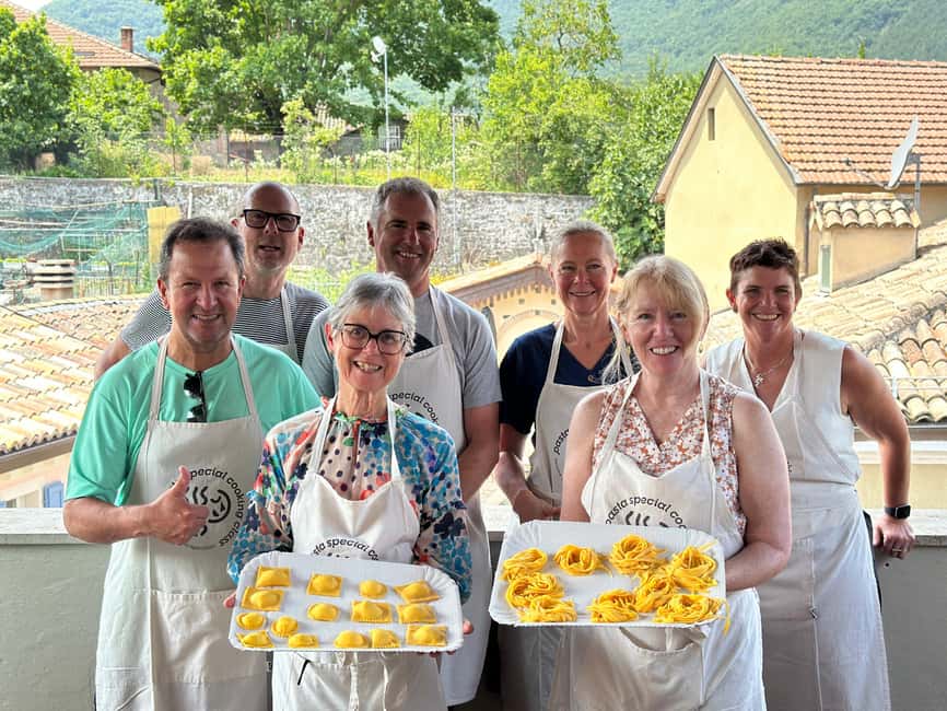 Homemade Pasta in a Peaceful Medieval Village - A useful class for the home kitchen