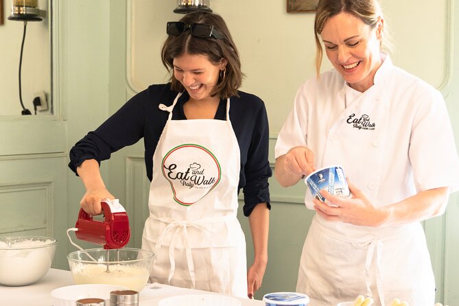 Learn to Make Pasta & Tiramisu with Wine and Limoncello Included - Making pasta beside Piazza Navona