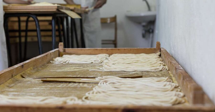 Lucca: Fresh Pasta-Making Class at a Local's Home - The three-hour format, from workstation to table