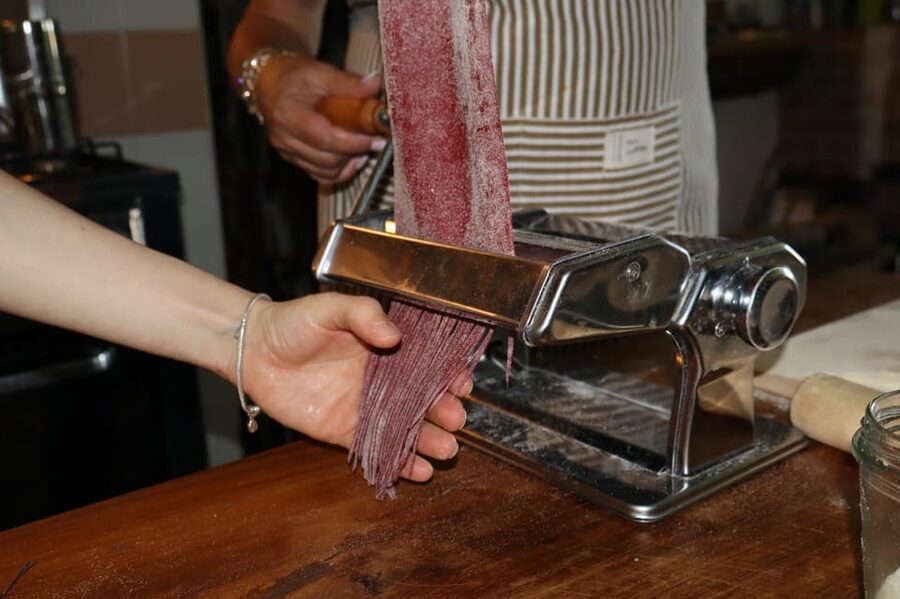 Lucca: Private Home-made Pasta Cooking Class - Using the olive grove and garden