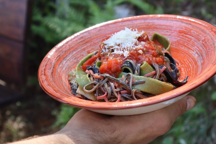 Lucca: Private Home-made Pasta Cooking Class - Sitting down to a three-course Tuscan meal