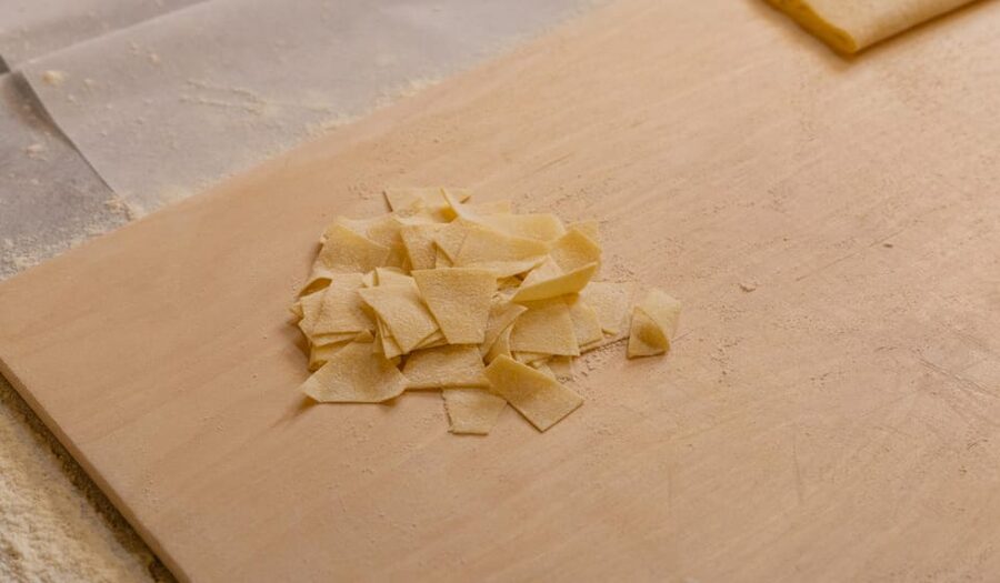 Masterclass: Aperol Spritz & Pasta Making Experience in Rome - Rolling fettuccine from scratch