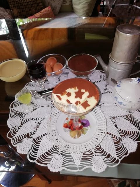 Milan: Fresh Pasta & Tiramisù Class in a Glamorous Home - Eating what you made, with wine and limoncello