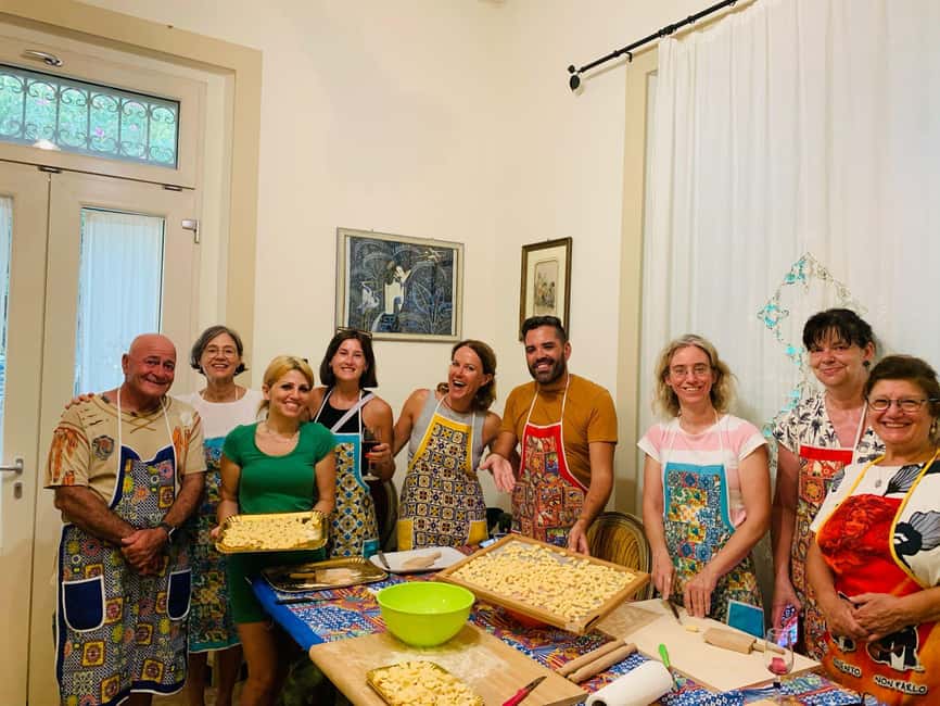 Milazzo: Sicilian Pasta Making Class with Dinner - More than one Sicilian dish