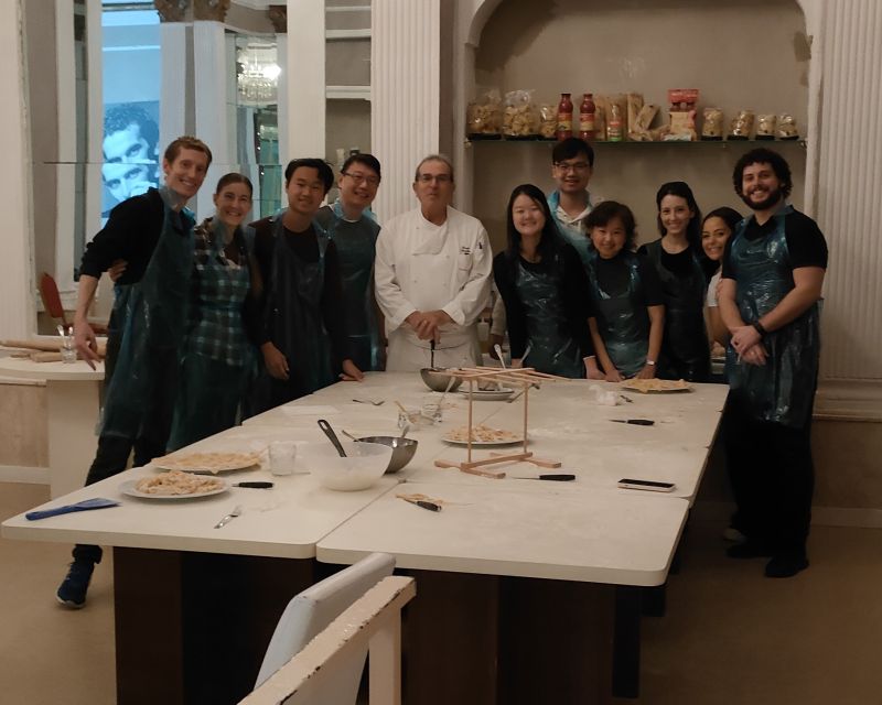 Naples: Pasta Making Class with Starter and Drink - Making pasta near Naples Cathedral