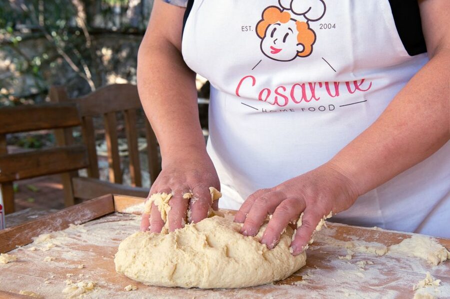 Parma: Private Pasta-Making Class at a Local's Home - From work station to family table