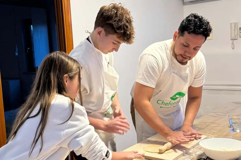Pasta and tiramisù Cooking class with Wine at Piazza Navona - Eating your pasta with wine