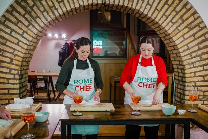 Pasta Cooking Class Near the Colosseum with 3 Spritz Cocktails - A social night with music, laughs, and local hosts