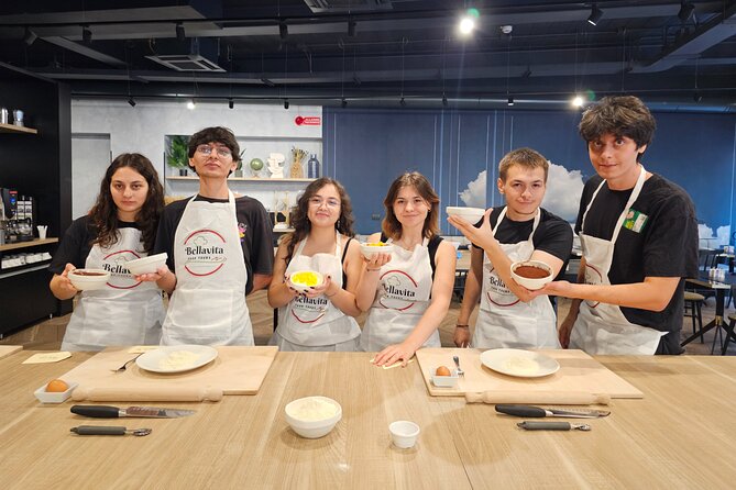 Pasta Fettuccine, Ravioli and Tiramisu MasterClass - Folding ravioli with butter and sage