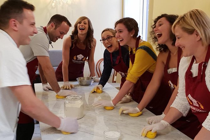 Pasta Making and Tiramisù Class in Rome (SHARED) - Rolling, cutting, and shaping two fresh pastas