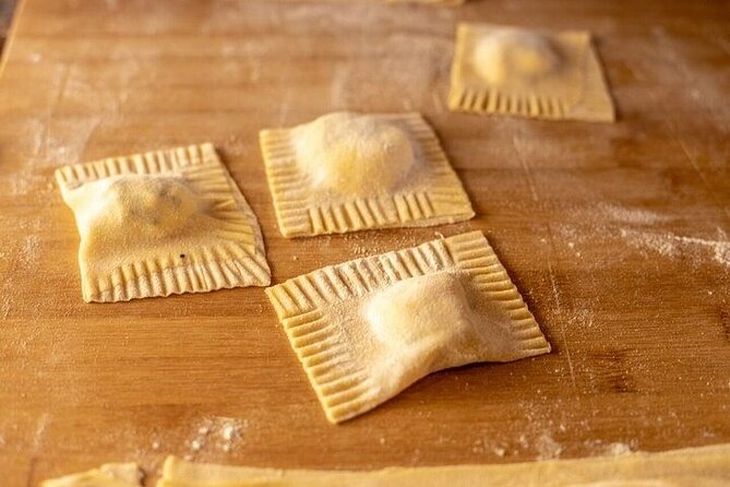 Pasta & Tiramisu Cooking Class + Italian Market Tour in Florence - Sitting down to eat what you made