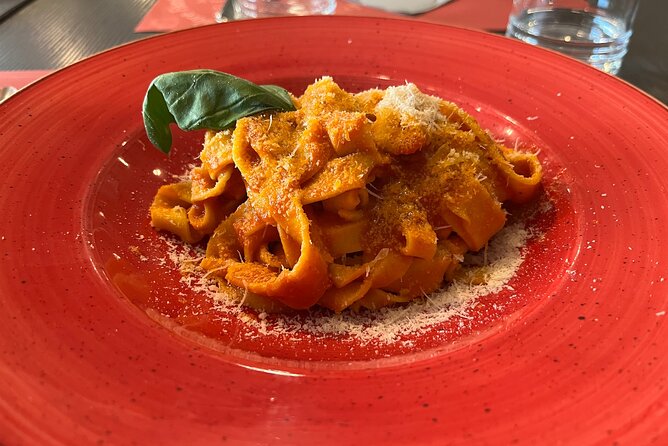Pasta&Tiramisu Workshop: Craft Your Dinner with Free Flowing Wine - Sitting down to eat what you made