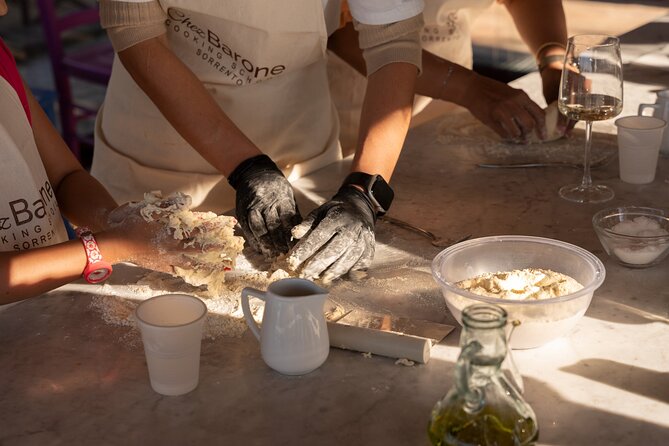 Pasta & Traditional Sorrento Cuisine with Pickup - 100% Hands On - Rolling ravioli Capresi by hand