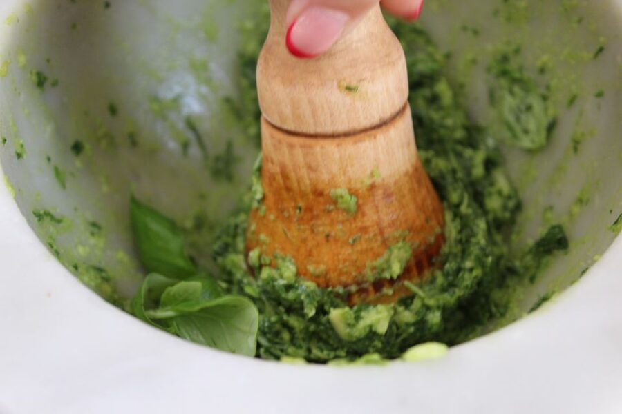 Riomaggiore: Pasta and Tiramisù Cooking Class - Eating the food you prepared on the terrace