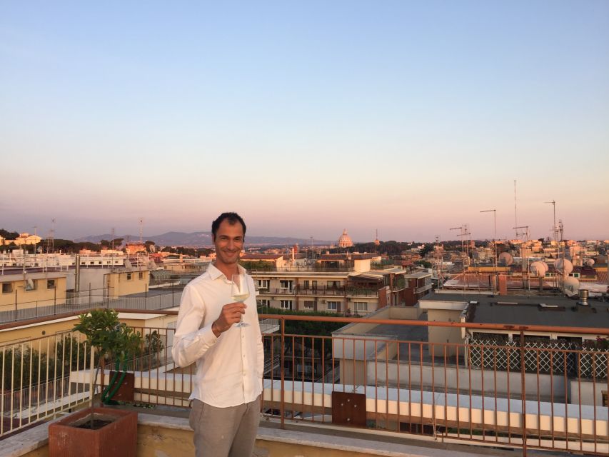 Roma: prepara la pasta con lo chef sulla terrazza panoramica - A Roman meal with selected local wines
